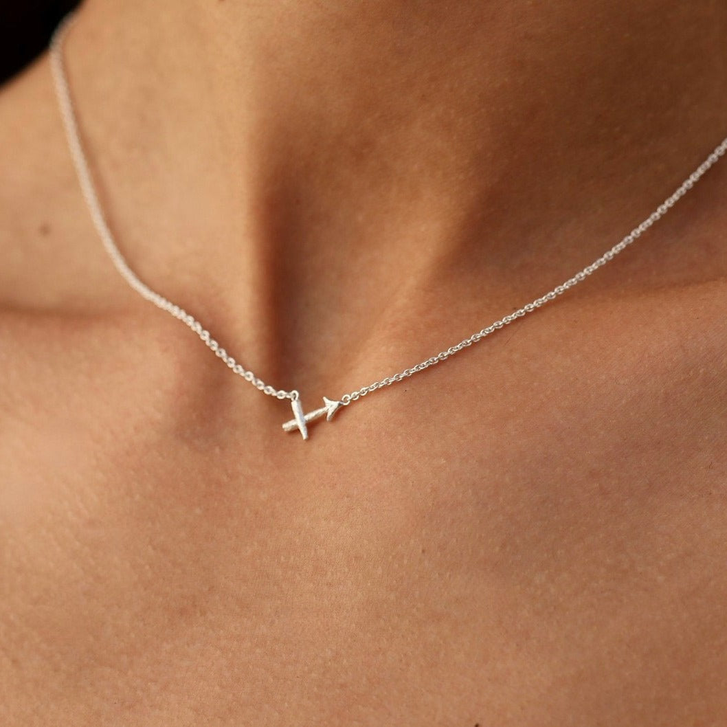 Sagittarius hot sale necklace silver